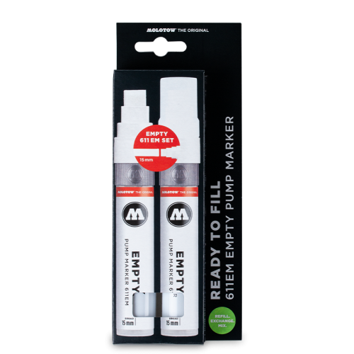 Molotow 611 Empty Markers 2 Set