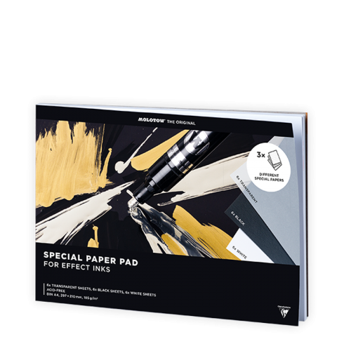 Special Paper Set For Effect Inks A4