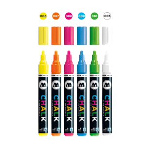 Chalk Marker 4mm Neon Set 