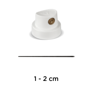 Super Skinny white/gold molotow