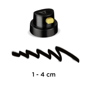 Flat Jet Artist black/yellow  molotow