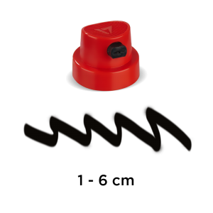 Flat Jet Artist red/black  molotow